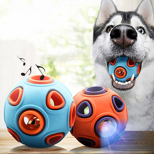 Luminous Non-Toxic Sounding Dog Ball Toy