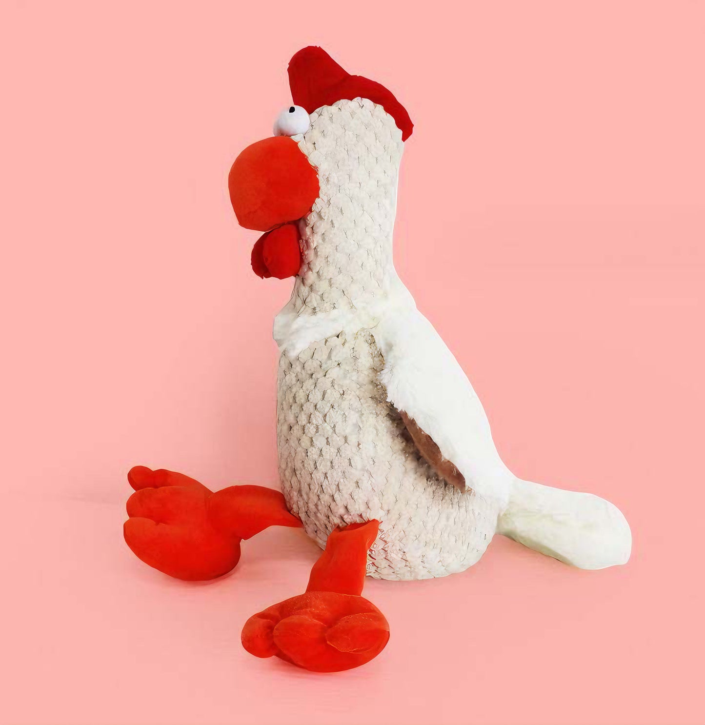 Chicken style Plush Dog Toy with squeak