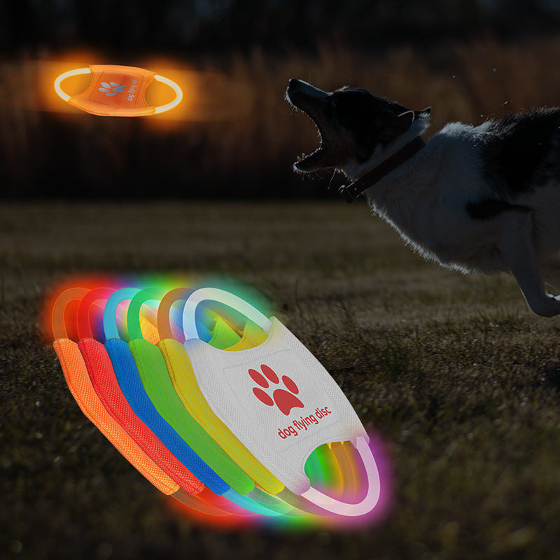 LED Luminous Flying Disk for Pets