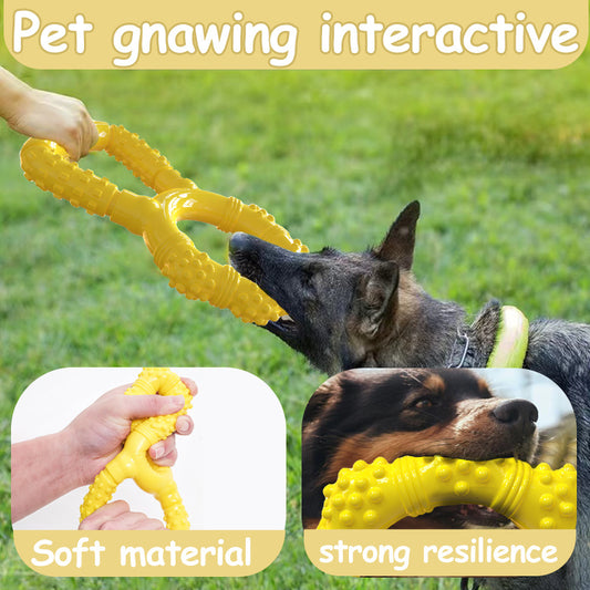 Interactive Teeth Grinding Pet Toy, Pull Ring Toy for Pets