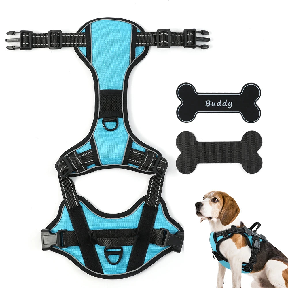 Dog Breathable Patch Harness