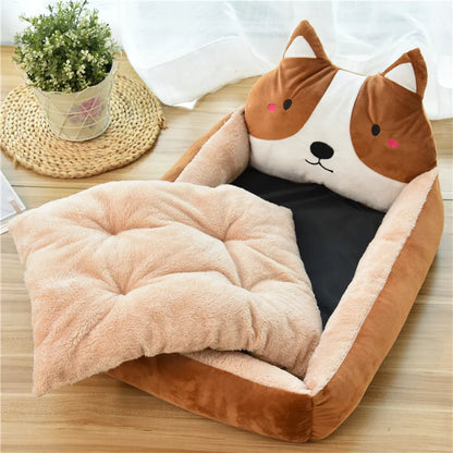 Cute Cartoon Pet Warm Sofa Bed