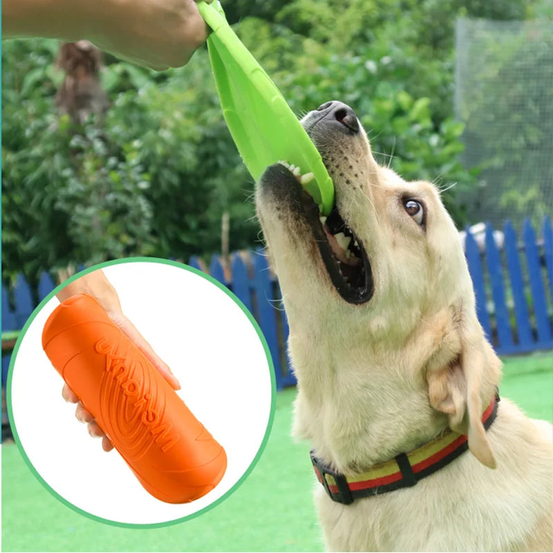 Dog Silicone Flying Disc Training Toy