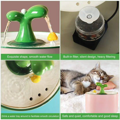 Ceramic Automatic Cat Water Fountain