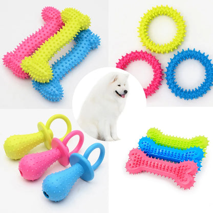 Pet Rubber Teeth Cleaning Toy