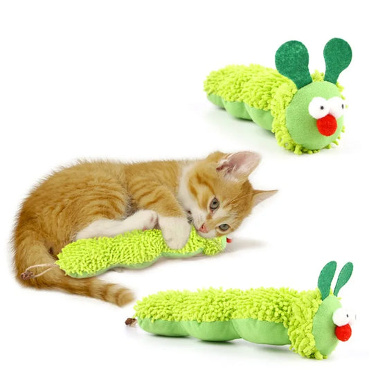 Pet Caterpillar Shaped Plush Toy