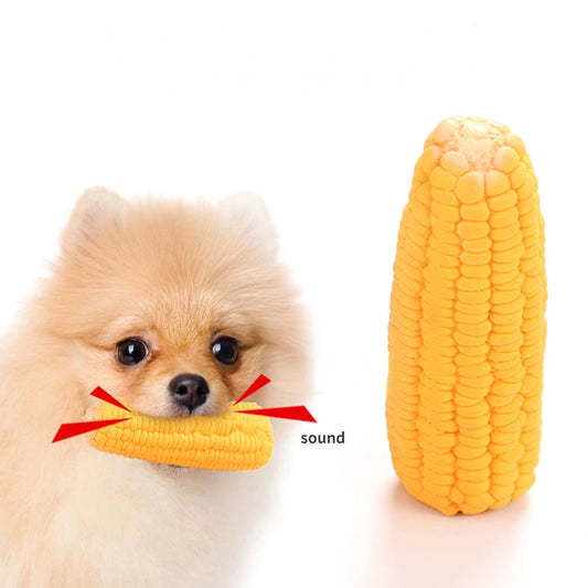 Dog latex corn bite-resistant toy