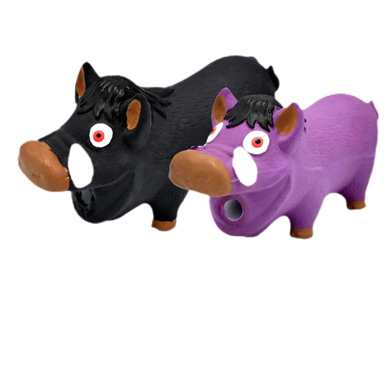 Dog Pig Shape Squeaky Toy