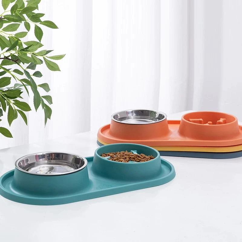 Pet Silicone Base Feeding Bowl