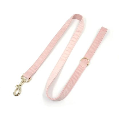 Dog Velvet Collar Leash Harness set