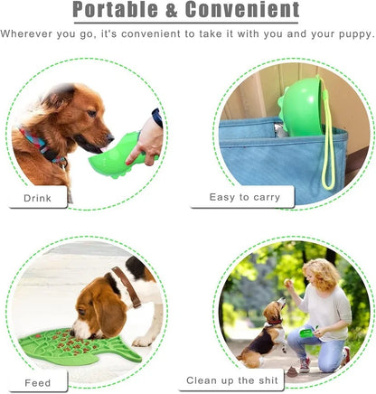 Dog 4-in-1 travel Water Food Dispenser