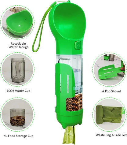 Dog 4-in-1 travel Water Food Dispenser