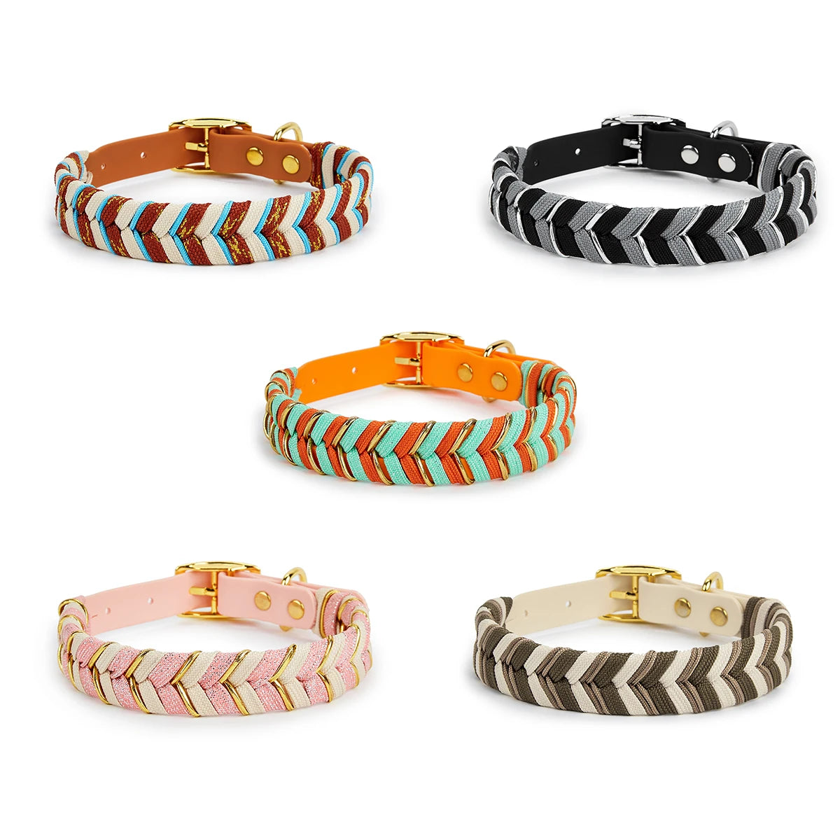 Dog Colorful Design High-End Collar