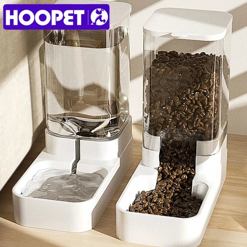 Dog Automatic Feeding Water Bowl