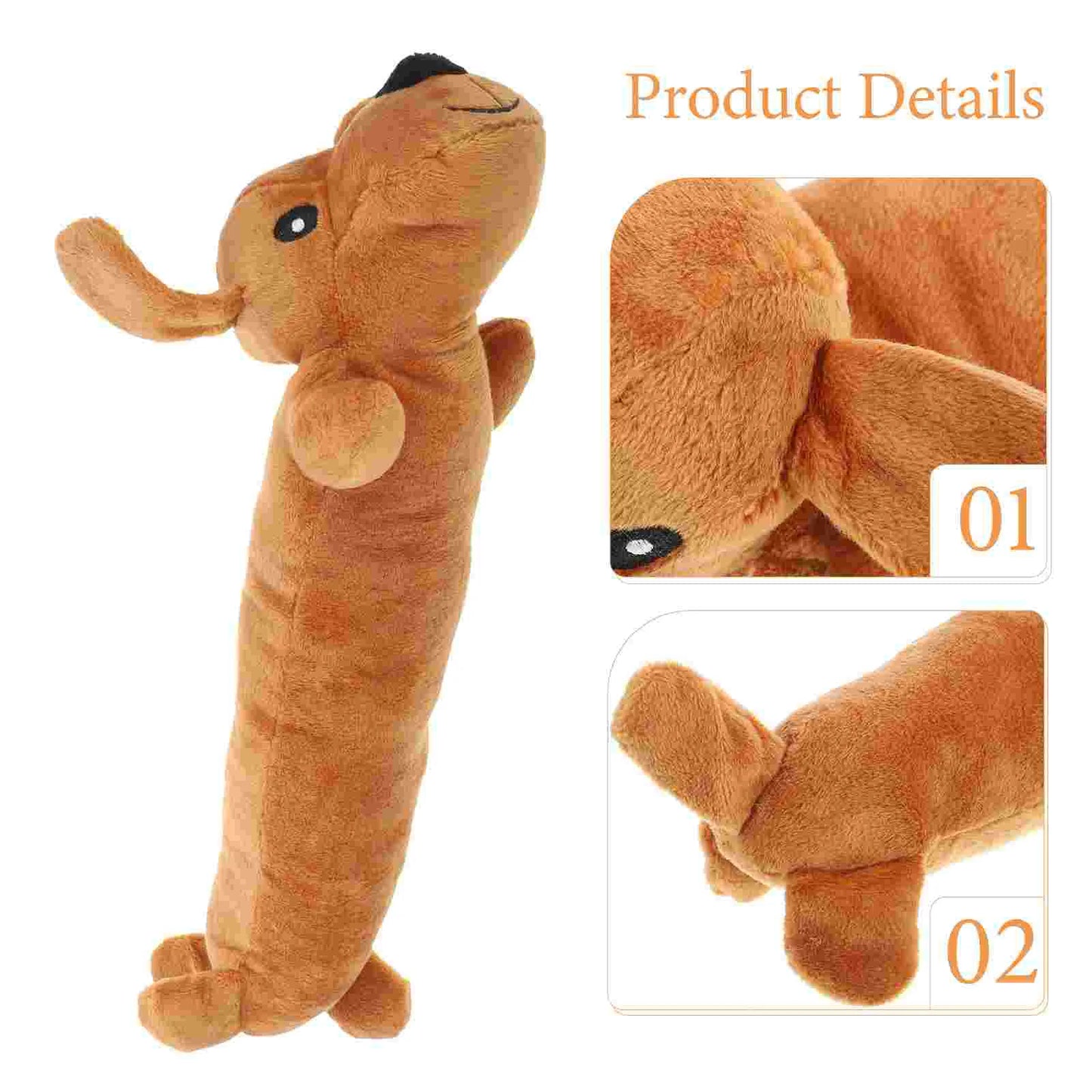 Dog Chew Biting Sound Plush Toy