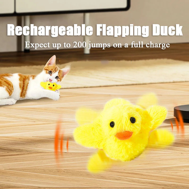 Cat Flapping Duck Interactive Toy