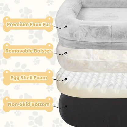 Removable Cover Human Dog Bed