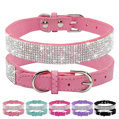 Dog Crystal Glitter Rhinestone Collar