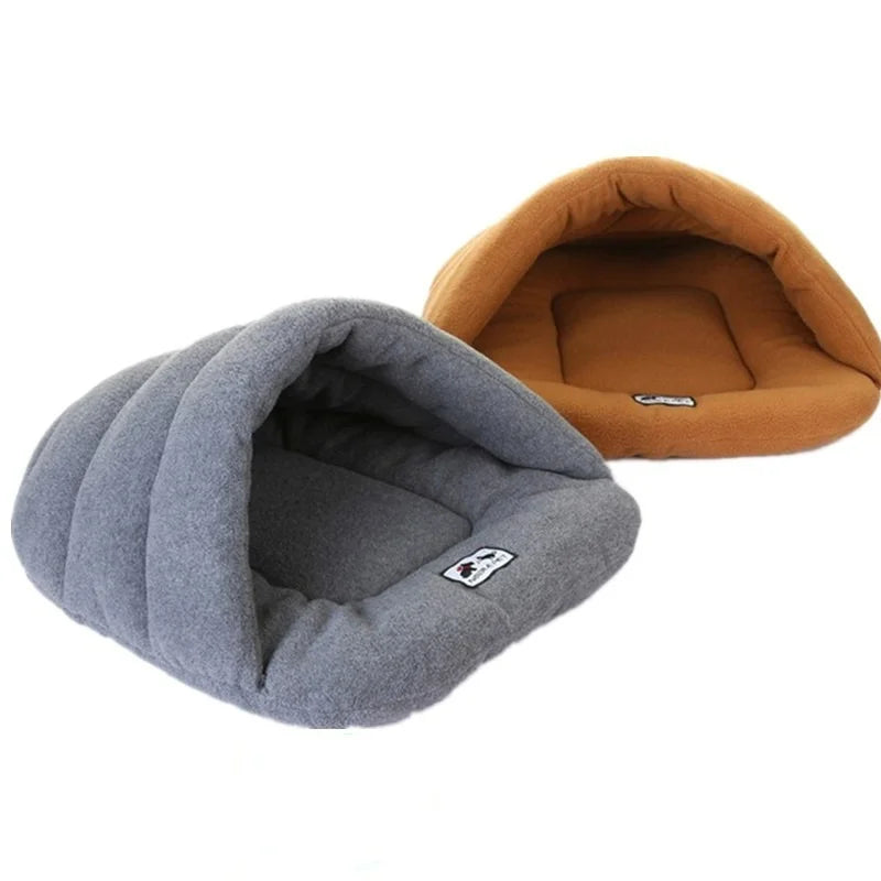 Dog Thick Fleece Warm Cave Bed