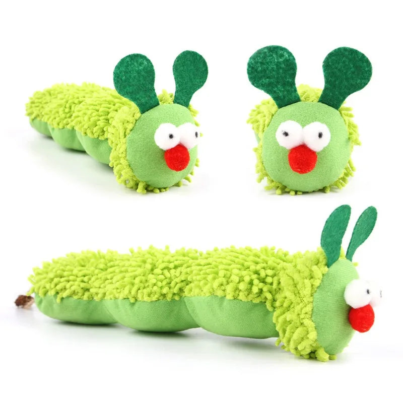 Pet Caterpillar Shaped Plush Toy