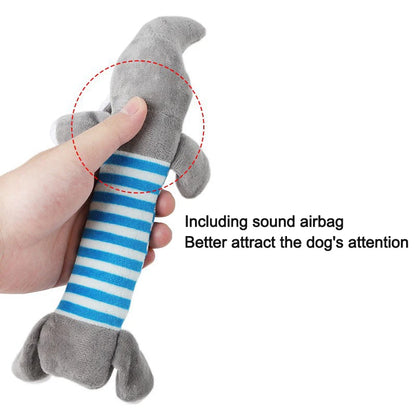 Dog Animal Shape Squeak Plush Toy