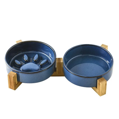 Ceramic Dog Slow Food Choking Bowl