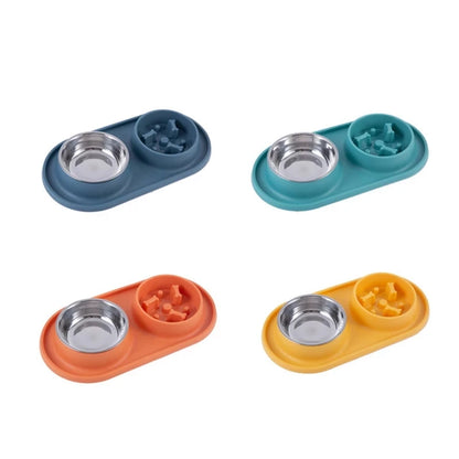 Pet Silicone Base Feeding Bowl