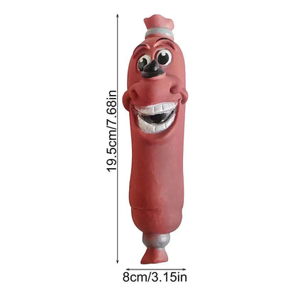 Dog Sausage Chew Squeaky Toy