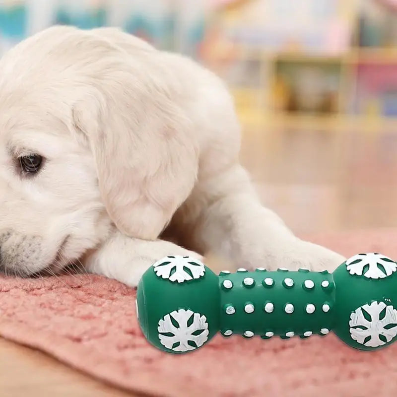 Dog Christmas Teething Squeaky Toy