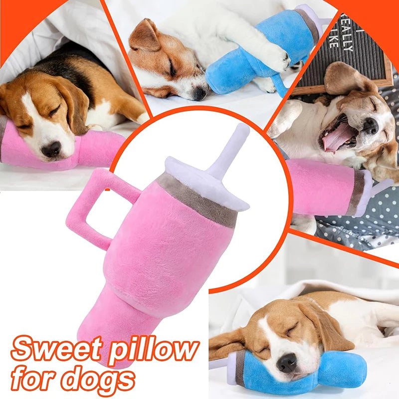 Dog Water Bottle Shape Plush Toy