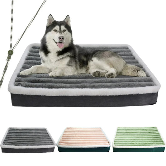 Dog Zipper Washable Bed Mat