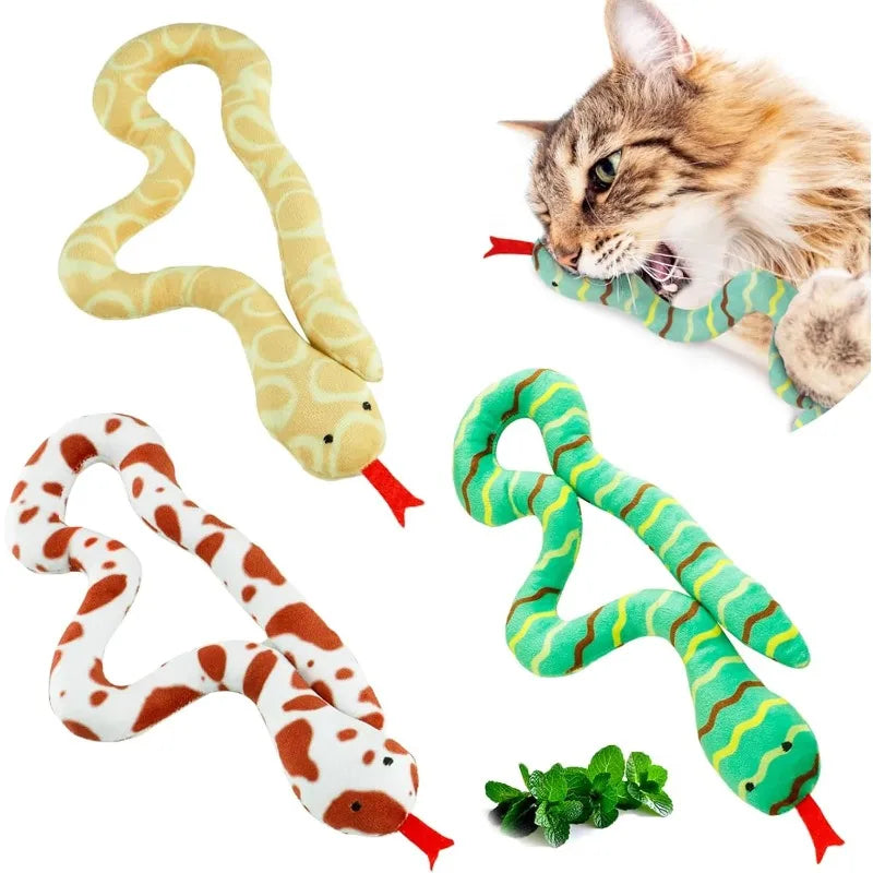 Cat Gluttonous Snake Catnip Toy