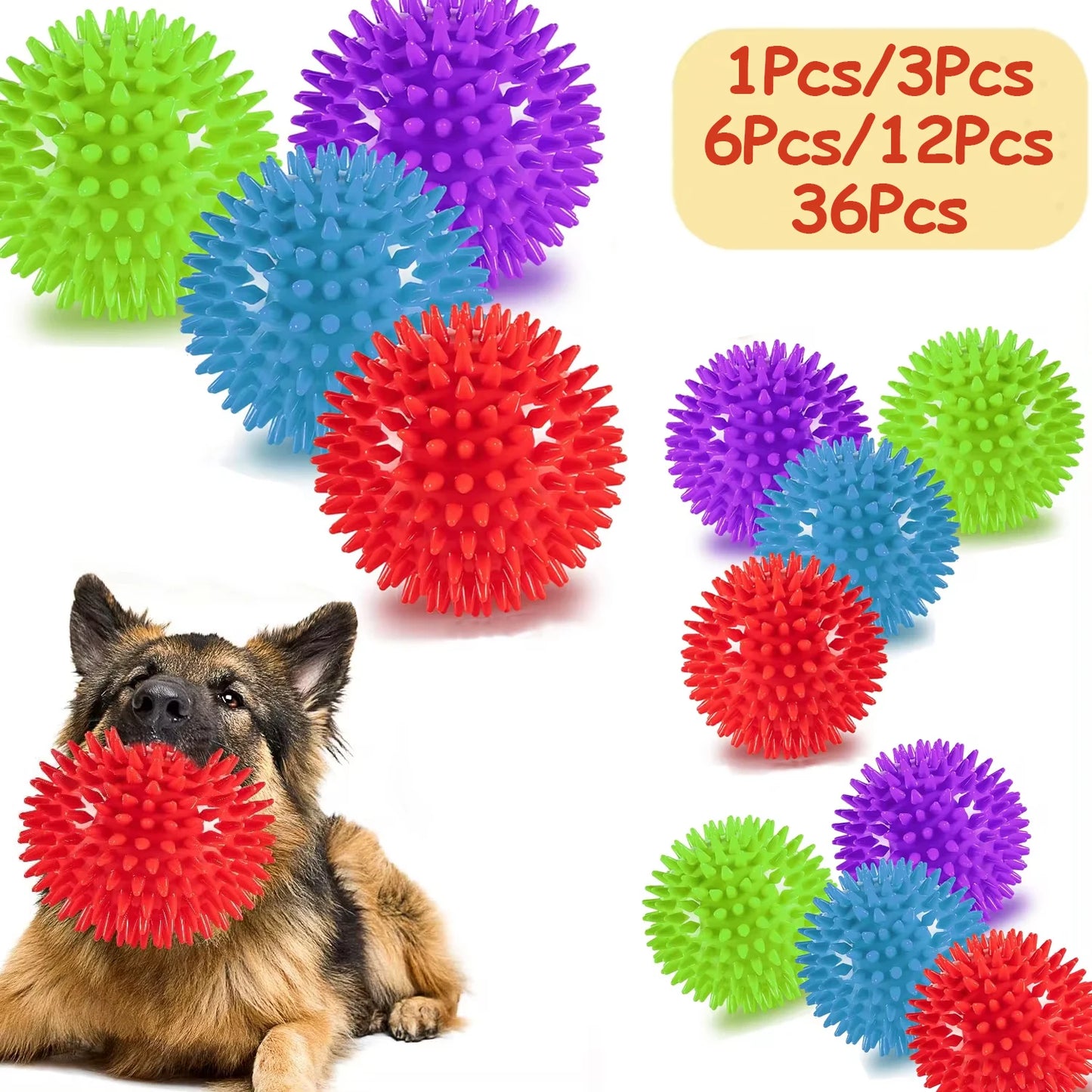 Dog Gum Health Squeaky Ball Toy