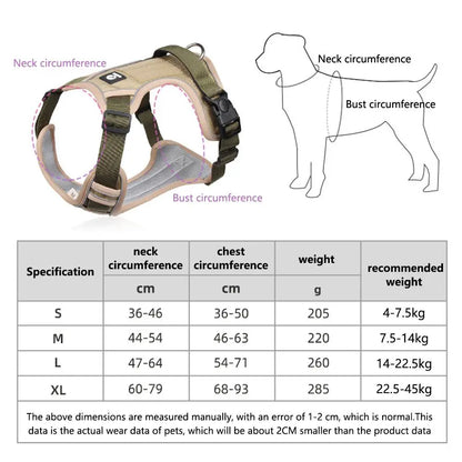 Medium Large Dog Harnesses Collar