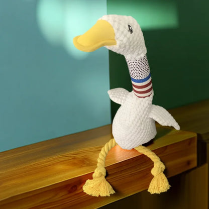 Dog  Long Necked Duck Plush Toy