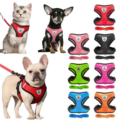 Dog Walking Lead Leash Harness