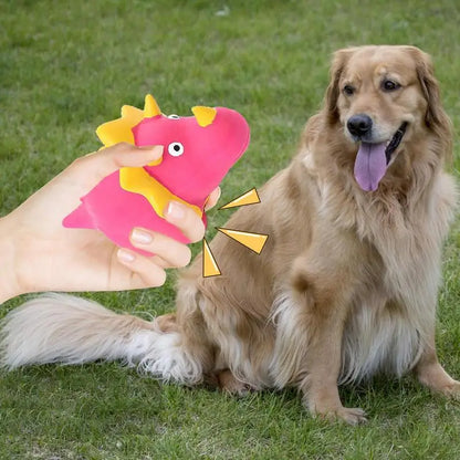 Dog Squeaky Dinosaur Toy