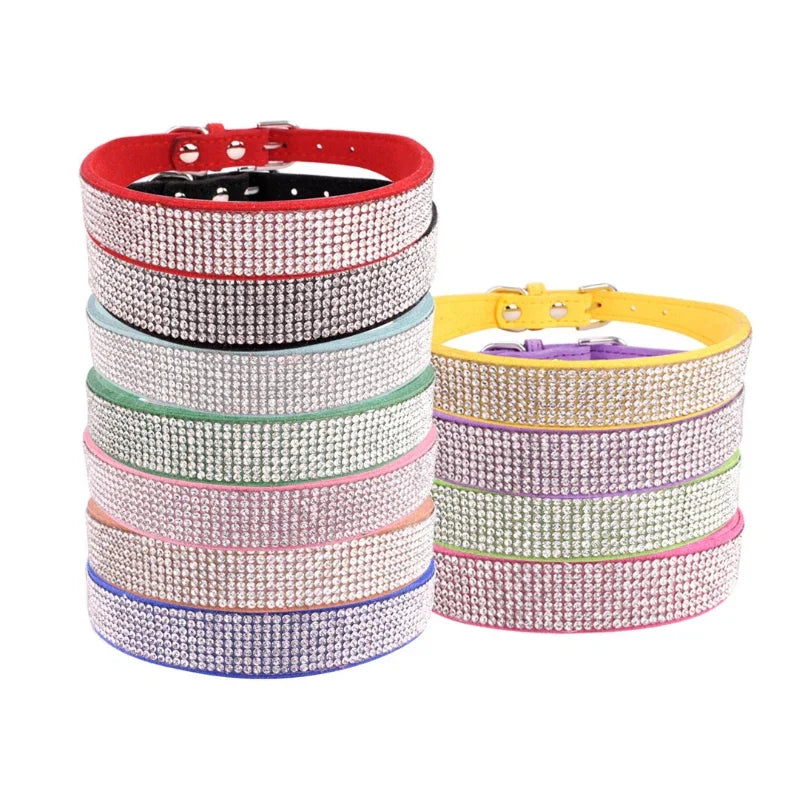 Dog Crystal Glitter Rhinestone Collar