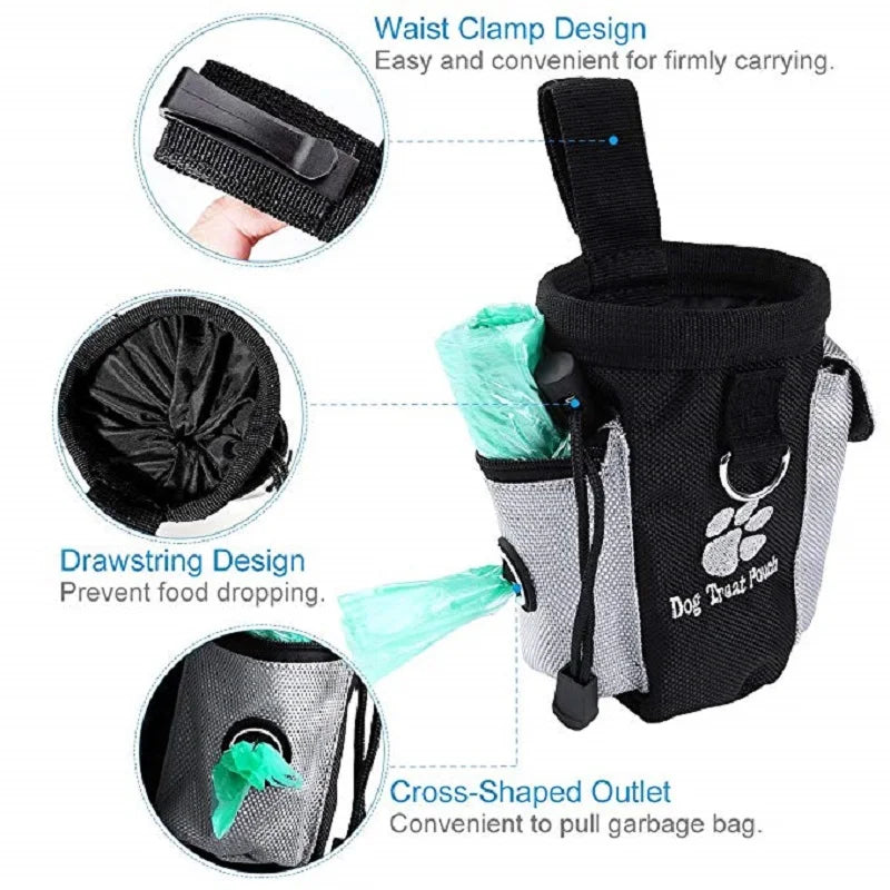 Portable Dog Trainer Treat Bag