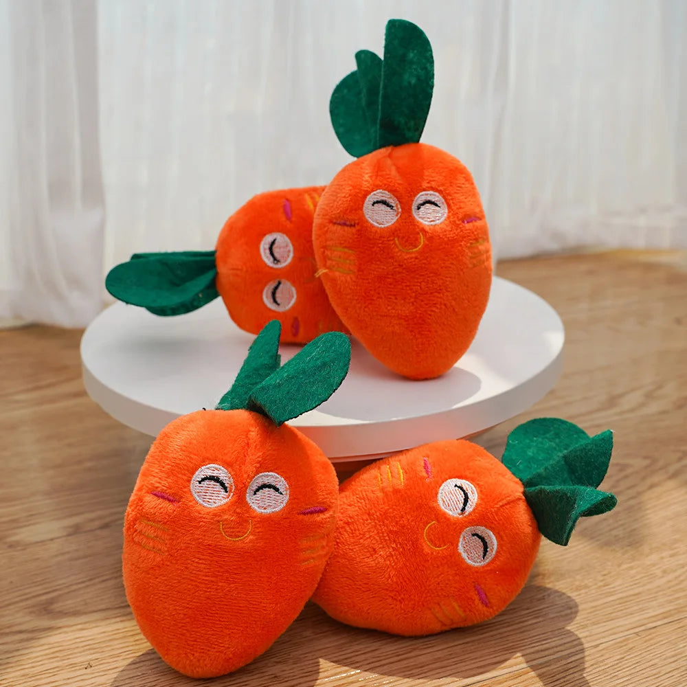 Pet Carrot Shape Plush Toy