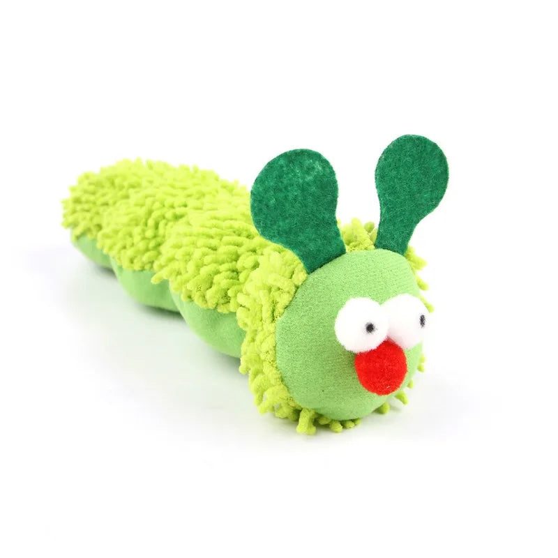 Pet Caterpillar Shaped Plush Toy