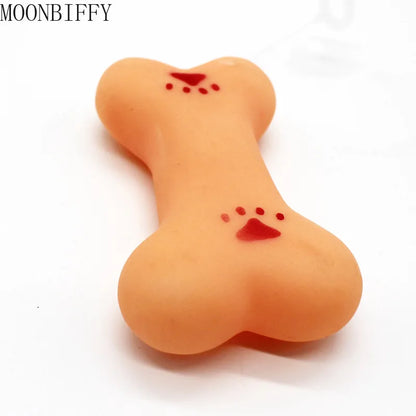 Dog Mini Lovely Bone Squeaker Toy