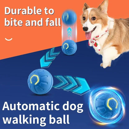 Dog Moving Bouncing Ball Toy