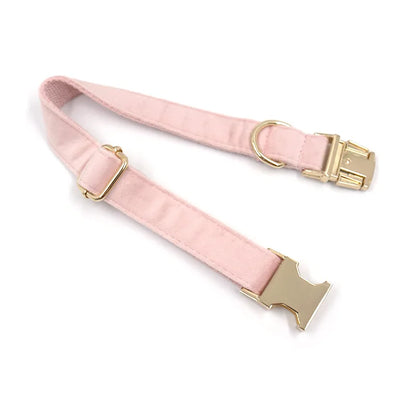 Dog Velvet Collar Leash Harness set