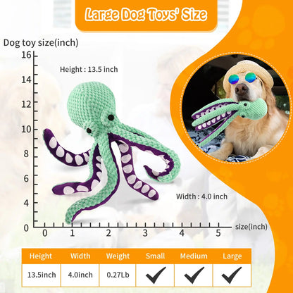 Pet Octopus Shell Plush Toy