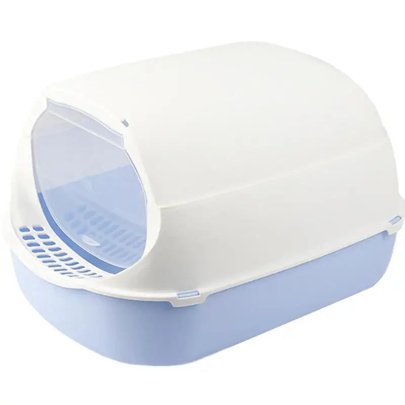 New Fully Enclosed Cat Litter Box With Shovel