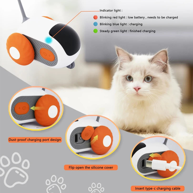 Cat Moving Remote Mouse Toy