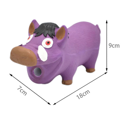 Dog Pig Shape Squeaky Toy