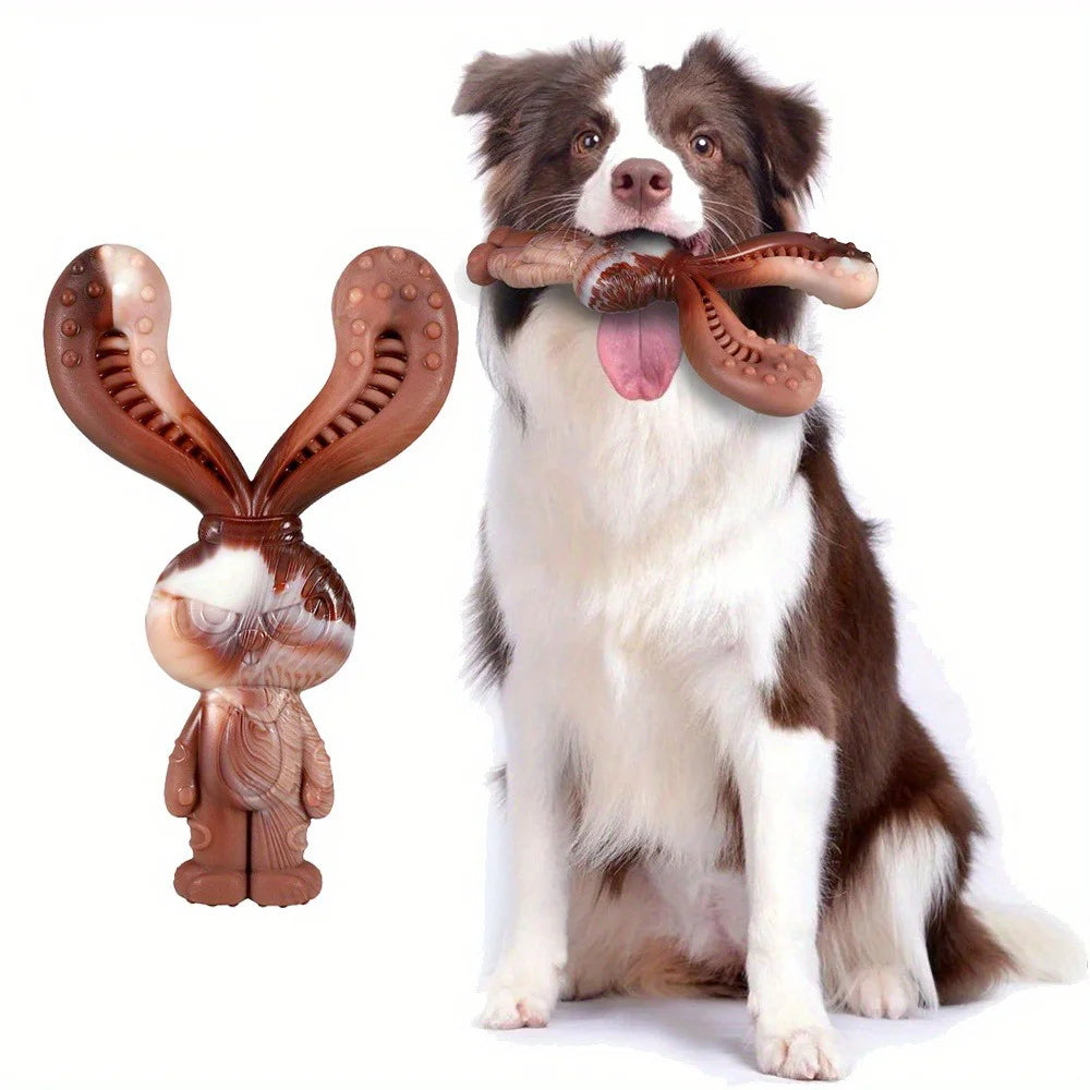 Dog Nylon Rabbit Shaped Chew Toy