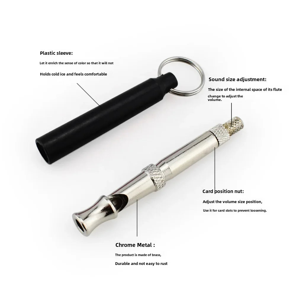 Adjustable Pet training whistle